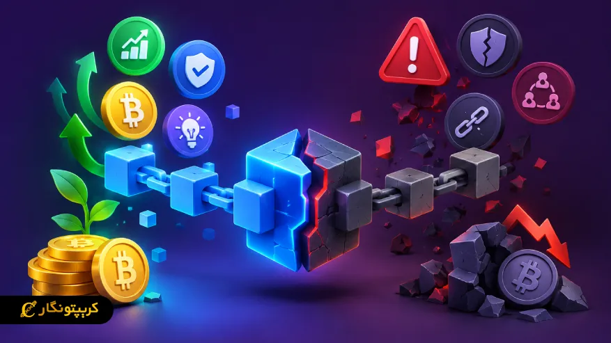 هارد فورک (Hard Fork) چیست و چرا اتفاق می افتد؟ مزایا و معایب هارد فورک در شبکه بلاکچین